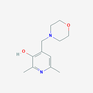 molecular formula C12H18N2O2 B5864965 2,6-dimethyl-4-(4-morpholinylmethyl)-3-pyridinol 