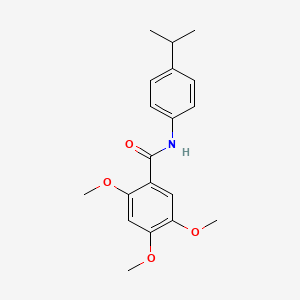 N-(4-isopropylphenyl)-2,4,5-trimethoxybenzamide