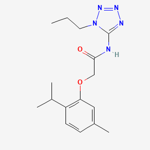 2-(2-isopropyl-5-methylphenoxy)-N-(1-propyl-1H-tetrazol-5-yl)acetamide