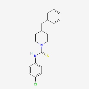 4-benzyl-N-(4-chlorophenyl)-1-piperidinecarbothioamide