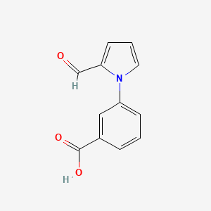 molecular formula C12H9NO3 B5865042 3-(2-formyl-1H-pyrrol-1-yl)benzoic acid 