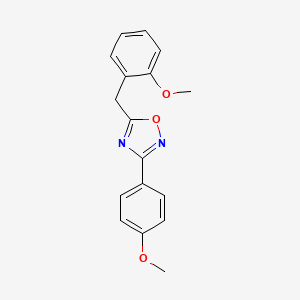 5-(2-methoxybenzyl)-3-(4-methoxyphenyl)-1,2,4-oxadiazole