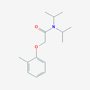 molecular formula C15H23NO2 B5865085 N,N-diisopropyl-2-(2-methylphenoxy)acetamide 