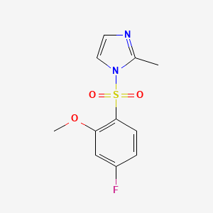 1-[(4-fluoro-2-methoxyphenyl)sulfonyl]-2-methyl-1H-imidazole