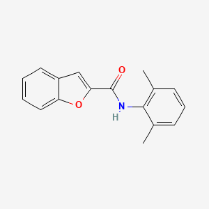 molecular formula C17H15NO2 B5865138 N-(2,6-dimethylphenyl)-1-benzofuran-2-carboxamide 