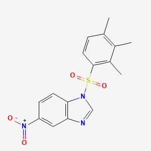 5-nitro-1-[(2,3,4-trimethylphenyl)sulfonyl]-1H-benzimidazole