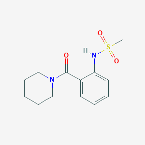 N-[2-(1-piperidinylcarbonyl)phenyl]methanesulfonamide