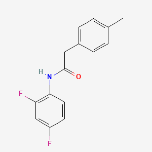 N-(2,4-difluorophenyl)-2-(4-methylphenyl)acetamide