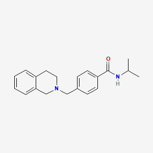 4-(3,4-dihydro-2(1H)-isoquinolinylmethyl)-N-isopropylbenzamide