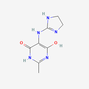 molecular formula C8H11N5O2 B586526 二羟基莫西尼定 CAS No. 352457-32-0