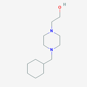 2-[4-(cyclohexylmethyl)-1-piperazinyl]ethanol