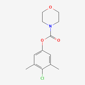 4-chloro-3,5-dimethylphenyl 4-morpholinecarboxylate