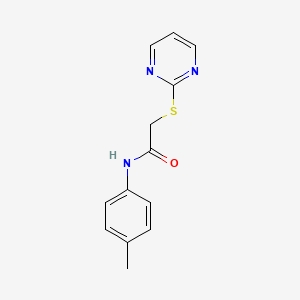 N-(4-methylphenyl)-2-(2-pyrimidinylthio)acetamide