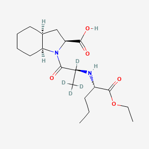 molecular formula C19H32N2O5 B586538 培哚普利 D4 CAS No. 1356929-58-2