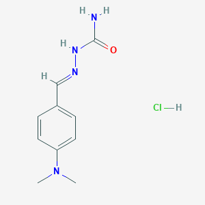 molecular formula C10H15ClN4O B5865426 4-(dimethylamino)benzaldehyde semicarbazone hydrochloride 