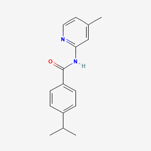 4-isopropyl-N-(4-methyl-2-pyridinyl)benzamide