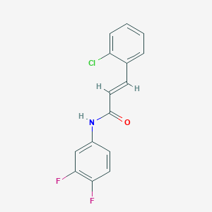 3-(2-chlorophenyl)-N-(3,4-difluorophenyl)acrylamide