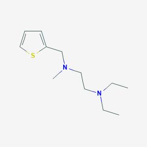 molecular formula C12H22N2S B5865501 N,N-diethyl-N'-methyl-N'-(2-thienylmethyl)-1,2-ethanediamine 