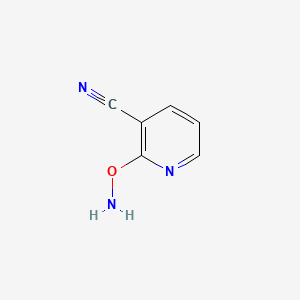 molecular formula C6H5N3O B586551 2-(Aminooxy)nicotinonitrile CAS No. 158549-15-6