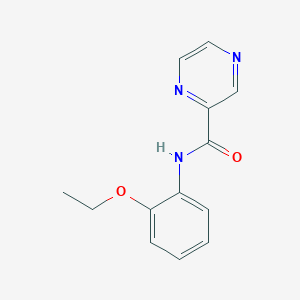 molecular formula C13H13N3O2 B5865516 N-(2-ethoxyphenyl)-2-pyrazinecarboxamide 