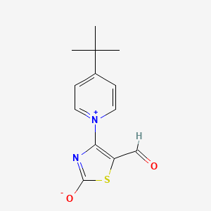 molecular formula C13H14N2O2S B5865536 4-(4-tert-butyl-1-pyridiniumyl)-5-formyl-1,3-thiazol-2-olate 