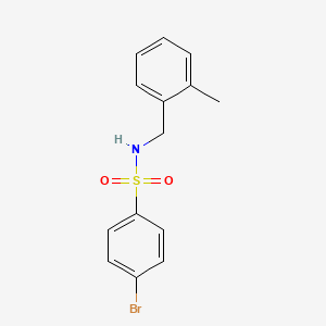 molecular formula C14H14BrNO2S B5865551 4-bromo-N-(2-methylbenzyl)benzenesulfonamide 