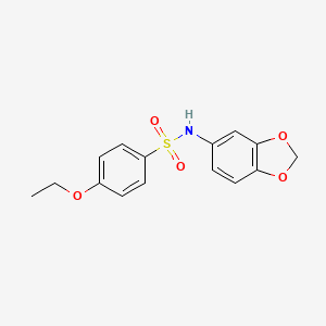 N-1,3-benzodioxol-5-yl-4-ethoxybenzenesulfonamide