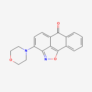 molecular formula C18H14N2O3 B5865688 3-(4-morpholinyl)-6H-anthra[1,9-cd]isoxazol-6-one 