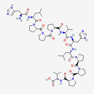 molecular formula C64H98N16O13 B586574 H-His-Leu-Pro-Pro-Pro-Val-His-Leu-Pro-Pro-Pro-Val-OH CAS No. 154244-49-2
