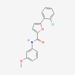 molecular formula C18H14ClNO3 B5865758 5-(2-chlorophenyl)-N-(3-methoxyphenyl)-2-furamide CAS No. 618400-00-3