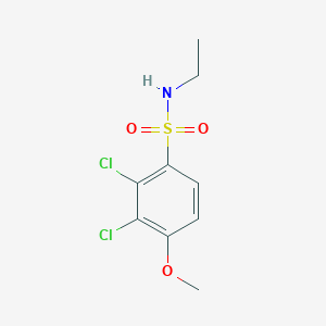 molecular formula C9H11Cl2NO3S B5865778 2,3-dichloro-N-ethyl-4-methoxybenzenesulfonamide 