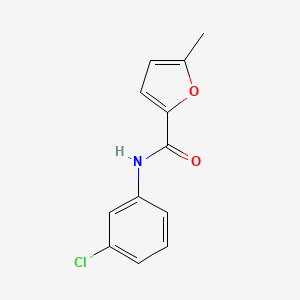 molecular formula C12H10ClNO2 B5865794 N-(3-chlorophenyl)-5-methyl-2-furamide 