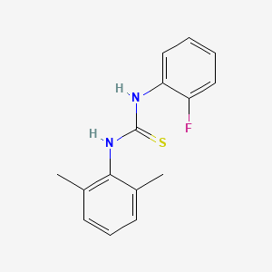 N-(2,6-dimethylphenyl)-N'-(2-fluorophenyl)thiourea