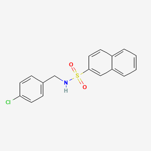 N-(4-chlorobenzyl)-2-naphthalenesulfonamide