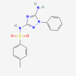 N-(5-amino-1-phenyl-1H-1,2,4-triazol-3-yl)-4-methylbenzenesulfonamide