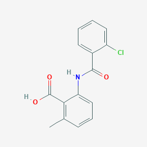 2-[(2-chlorobenzoyl)amino]-6-methylbenzoic acid