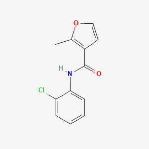 molecular formula C12H10ClNO2 B5865887 N-(2-chlorophenyl)-2-methyl-3-furamide 