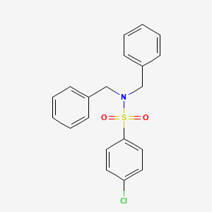 molecular formula C20H18ClNO2S B5865936 N,N-二苄基-4-氯苯磺酰胺 