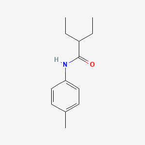 molecular formula C13H19NO B5865955 2-ethyl-N-(4-methylphenyl)butanamide 