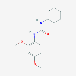 molecular formula C15H22N2O3 B5865970 N-cyclohexyl-N'-(2,4-dimethoxyphenyl)urea 