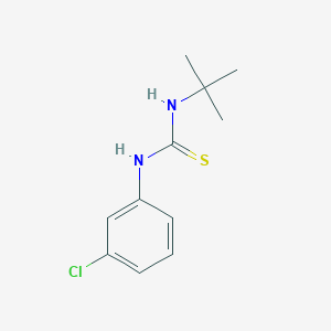 molecular formula C11H15ClN2S B5865985 N-(叔丁基)-N'-(3-氯苯基)硫脲 