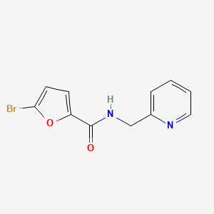 molecular formula C11H9BrN2O2 B5865987 5-bromo-N-(2-pyridinylmethyl)-2-furamide 