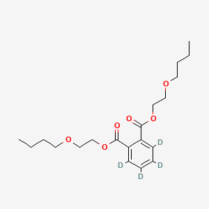 molecular formula C20H30O6 B586600 邻苯二甲酸二(2-丁氧基乙基)酯-d4 CAS No. 1398065-96-7