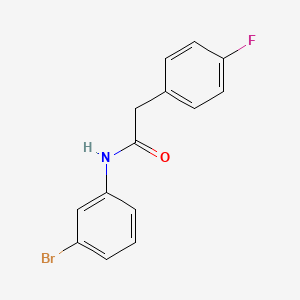 N-(3-bromophenyl)-2-(4-fluorophenyl)acetamide