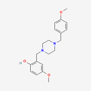 4-methoxy-2-{[4-(4-methoxybenzyl)-1-piperazinyl]methyl}phenol