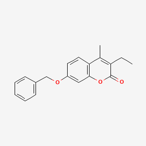 7-(benzyloxy)-3-ethyl-4-methyl-2H-chromen-2-one