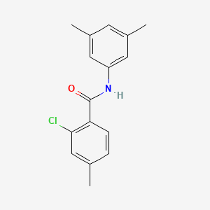 molecular formula C16H16ClNO B5866101 2-chloro-N-(3,5-dimethylphenyl)-4-methylbenzamide 