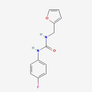 N-(4-fluorophenyl)-N'-(2-furylmethyl)urea