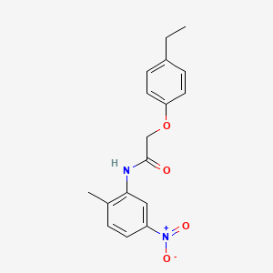 molecular formula C17H18N2O4 B5866149 2-(4-ethylphenoxy)-N-(2-methyl-5-nitrophenyl)acetamide 