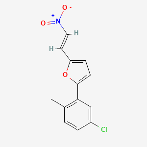 2-(5-chloro-2-methylphenyl)-5-(2-nitrovinyl)furan